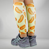 Hot Dog Compression Leg Sleeves