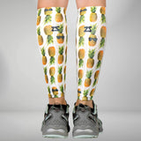 Pineapple Compression Leg Sleeves