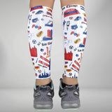 Chicago Doodle Compression Leg Sleeves
