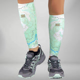 Topography Compression Leg Sleeves