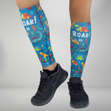 Dinosaurs Compression Leg Sleeves