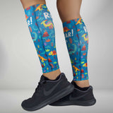 Dinosaurs Compression Leg Sleeves
