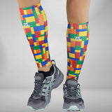 Puzzle Block Compression Leg Sleeves