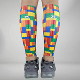 Puzzle Block Compression Leg Sleeves
