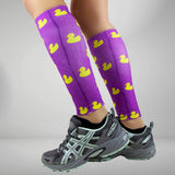 Rubber Ducky Compression Leg Sleeves