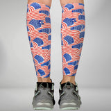 USA Flag Compression Leg Sleeves