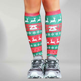 Christmas Sweater Compression Leg Sleeves