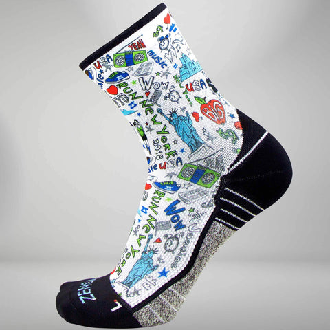 New York Doodle Socks (Mini Crew)