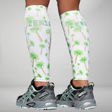 Palm Tree Compression Leg Sleeves