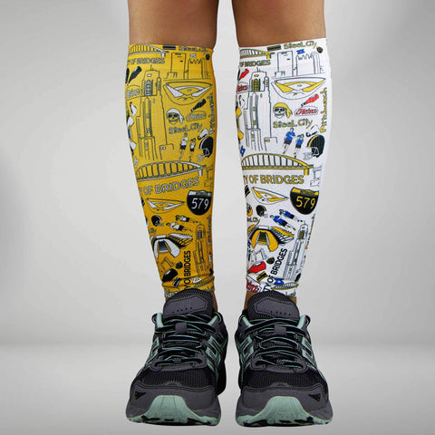 Pittsburgh Compression Leg Sleeves