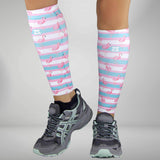 Summer Flamingo Compression Leg Sleeves