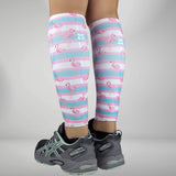 Summer Flamingo Compression Leg Sleeves
