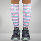 Summer Flamingo Compression Leg Sleeves