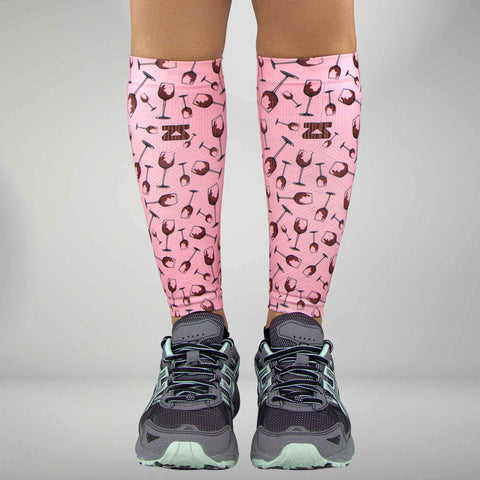 Red Wine Compression Leg Sleeves